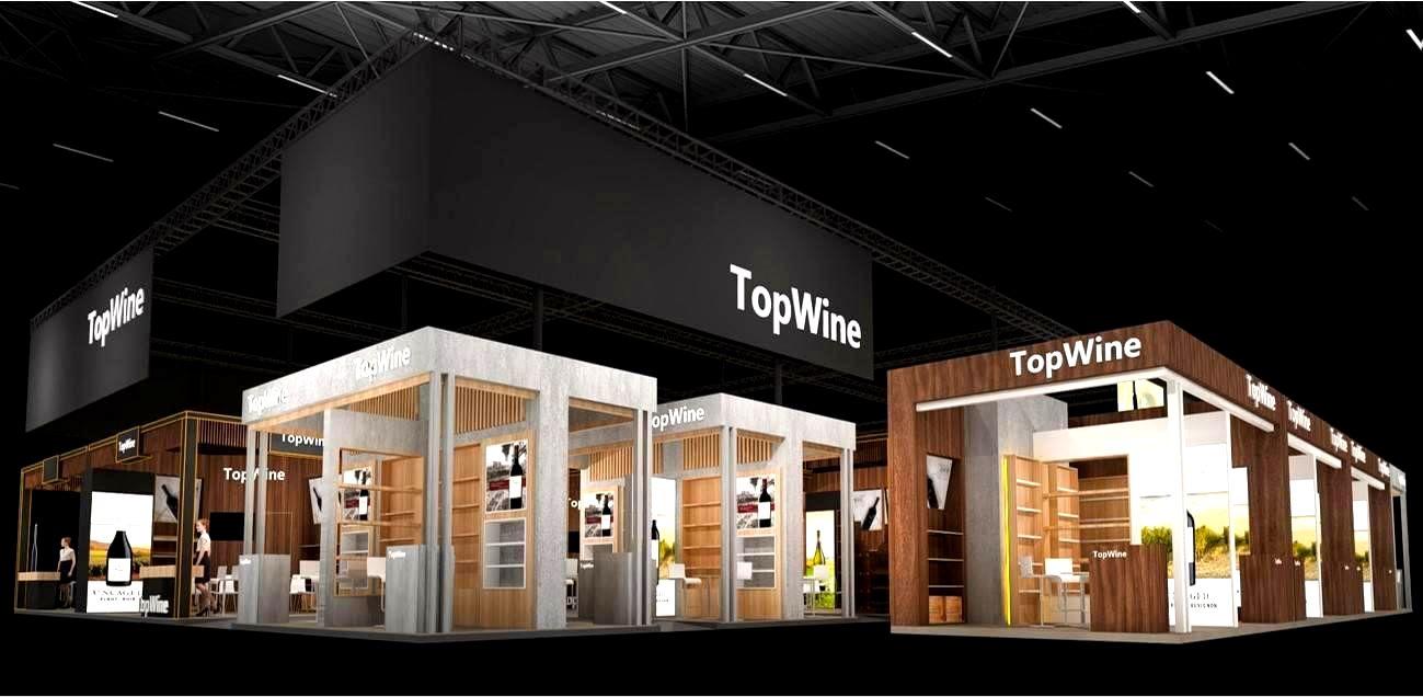 TopWine-第三届进博会展台设计搭建设计案例